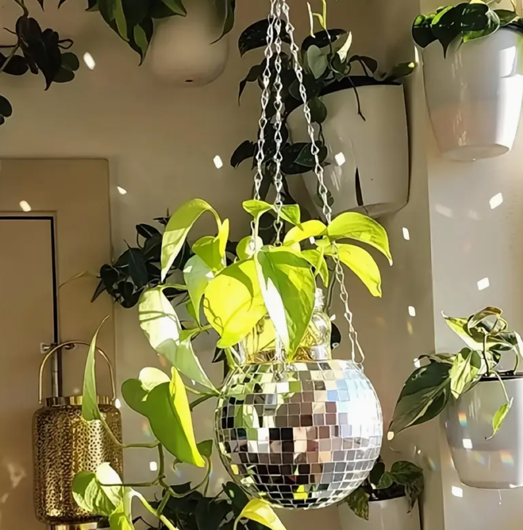 Vase suspendu Disco