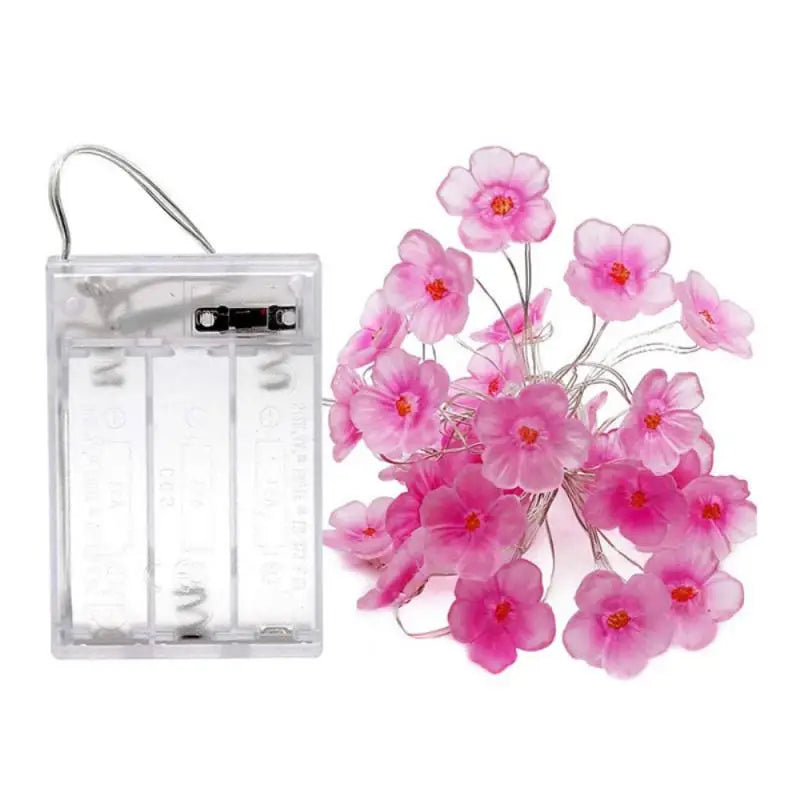 Guirlande Fleurs roses