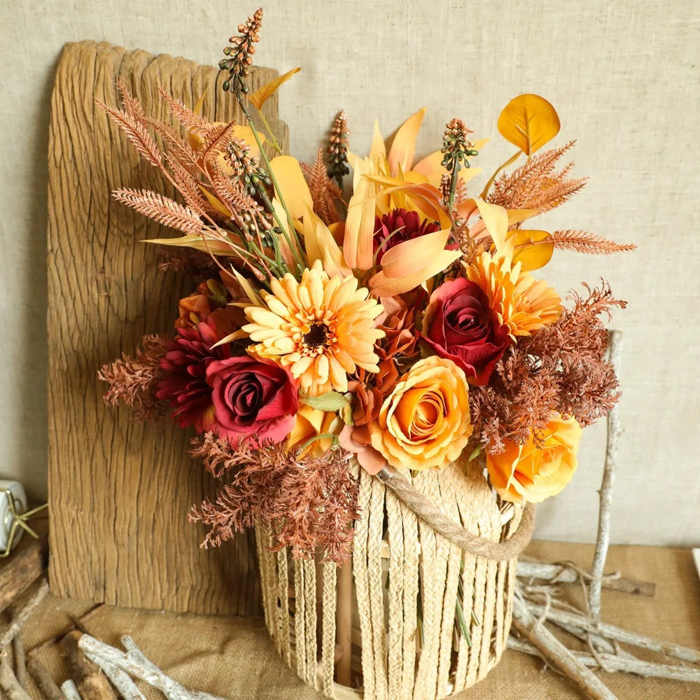 Bouquet de fleurs artificielles Carmine