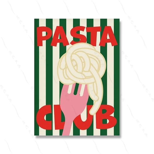 Affiche Pasta Club
